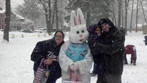 Easter Egg hunt our Granddaughter 2015